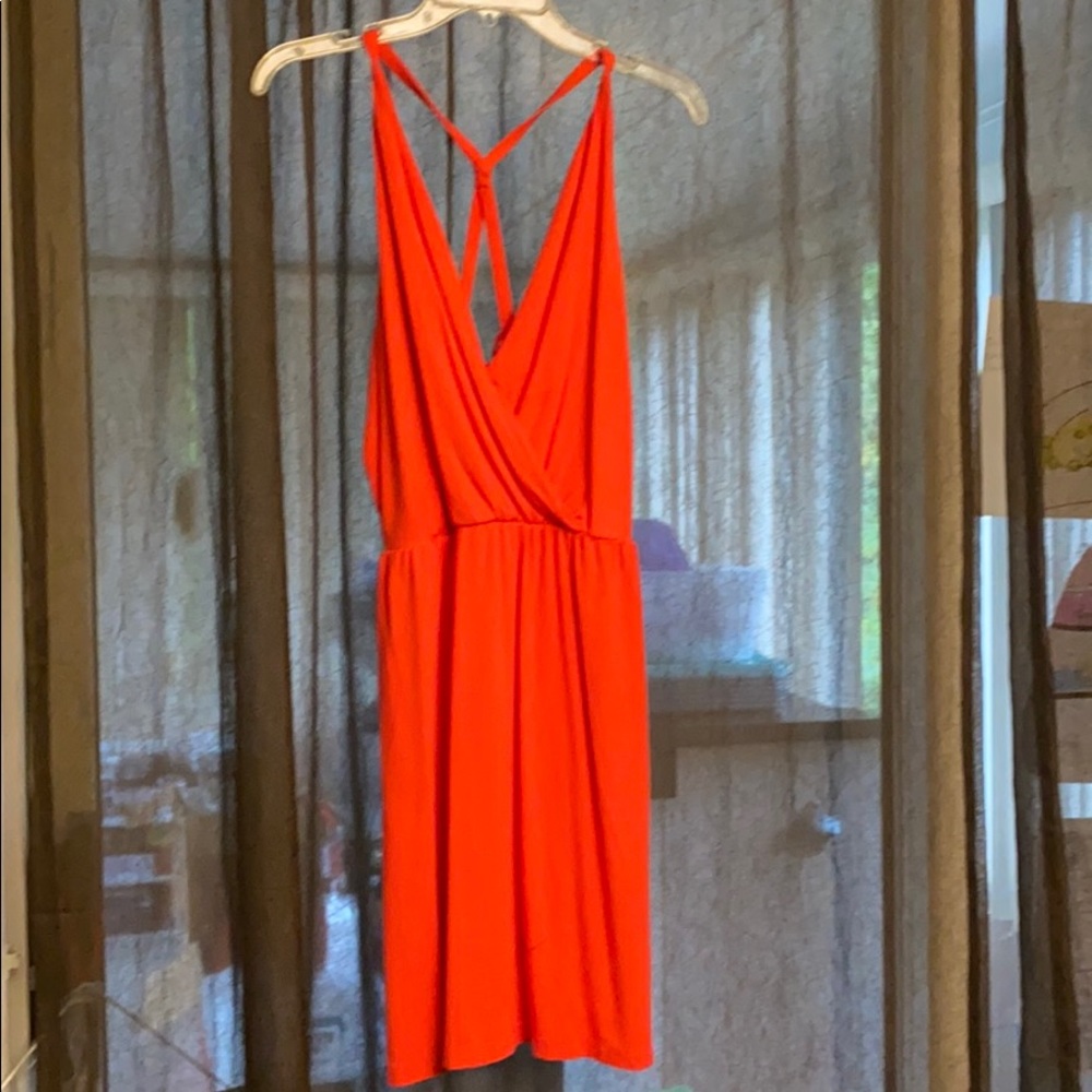 Stunning deep v neck dress